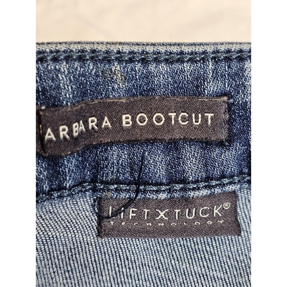 NYDJ Barbara Bootcut Lift & Tuck Denim Jeans 10JP Acid Washed - Picture 3 of 10